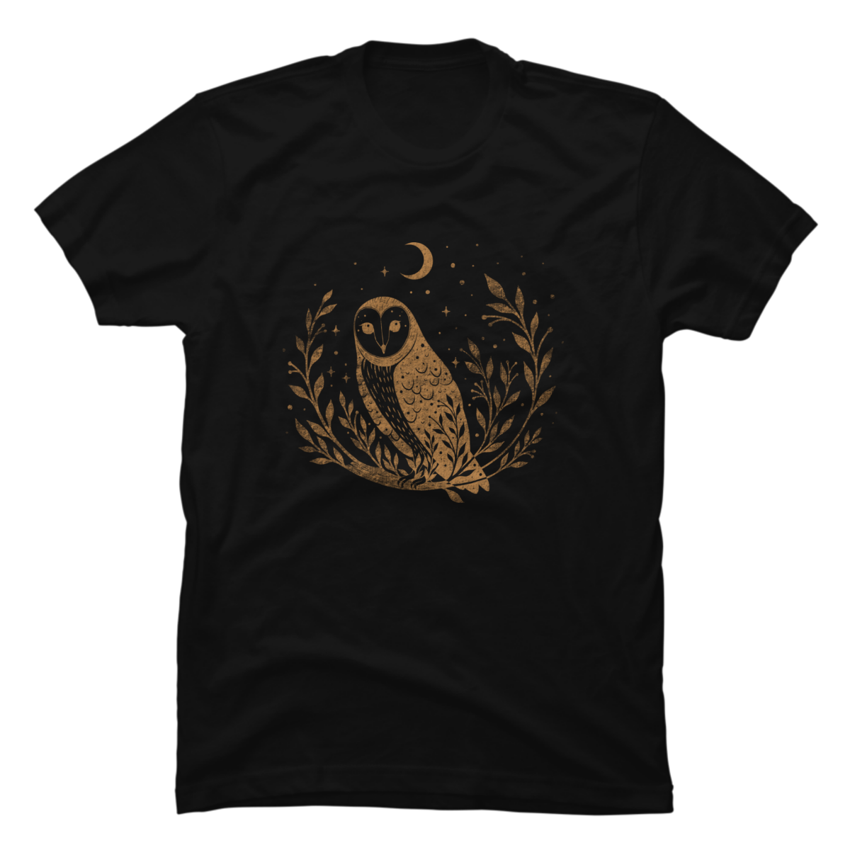 gold owl shirt